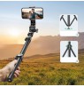 Ugreen selfie stick with stand and remote control LP680 1.8m (black)