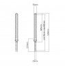 Maclean MC-912 Universal Soundbar Speaker Mount Holder TV Mounting Adjustable VESA 23" - 65" 15 kg