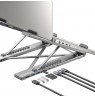 UNITEK FOLDABLE LAPTOP STAND WITH DOCKING STATION