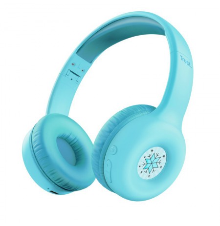 Trust Nouna Headset Wired & Wireless Head-band Calls/Music USB Type-C Bluetooth Blue