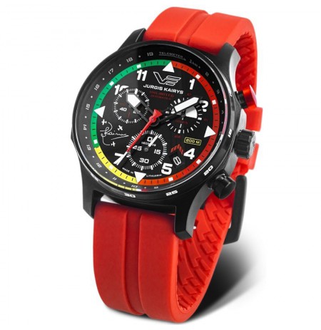 Vostok-Europe „Pilot Jurgis Kairys. Unlimited Aerobatic“ - Limituota serija - VK68-592C775SLRE-SLBK