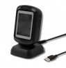 Qoltec 50864 Desktop QR & Barcode Scanner | USB