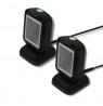 Qoltec 50864 Desktop QR & Barcode Scanner | USB