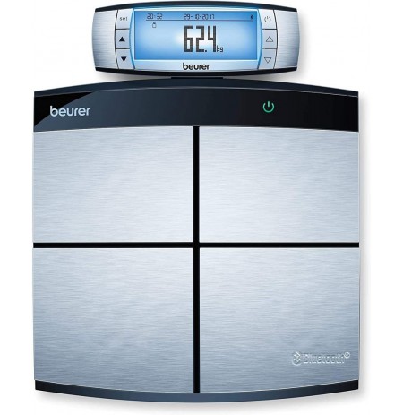 Beurer BF 105 Square Black, Stainless steel Electronic personal scale