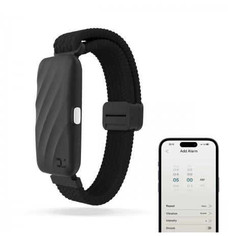 Homedics  SS-WB100BK-WW WakeBand, Your Silent Alarm, Black