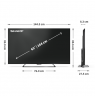 Sharp | 65HR7265E | 65 | Smart TV | Google TV | Black