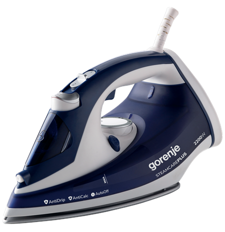 Gorenje | SIH2200BLC | Steam Iron | 2200 W | Water tank capacity 280 ml | Continuous steam 30 g
