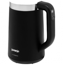 Gorenje | Kettle | K17TRDW | Electric | 2200 W | 1.7 L | Plastic/Metal | 360° rotational base | Black