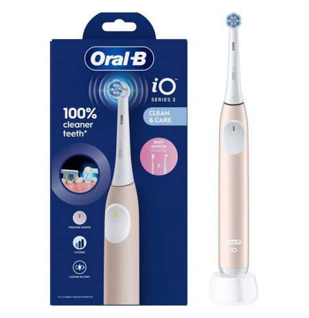 Braun iOS2.1C9.0P Oral-B iO2 Electric Toothbrush Calm Pink