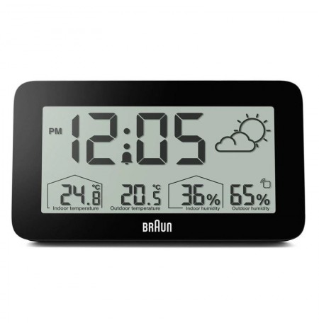 Braun BC13BP skaitmeninis žadintuvas- meteorologinė stotelė
