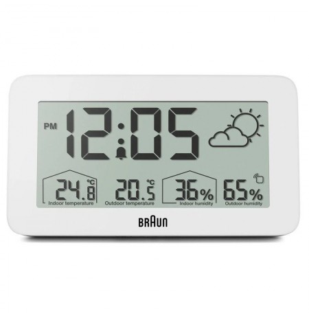 Braun BC13WP skaitmeninis žadintuvas- meteorologinė stotelė