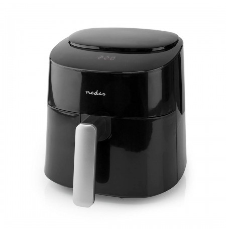 Nedis KAAF160BK fryer Single 4.2 L Stand-alone 1300 W Hot air fryer Black