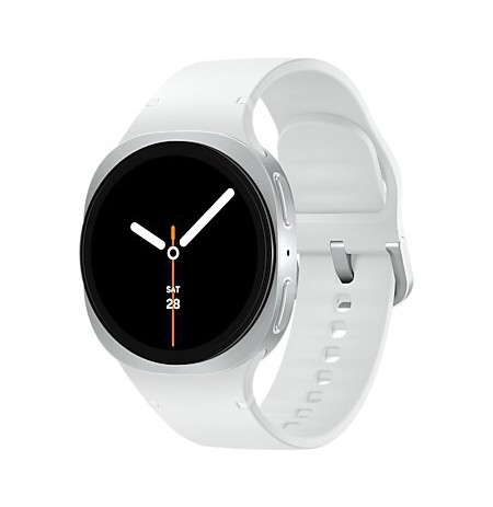 Samsung Galaxy Watch 8 3.3 cm (1.3") AMOLED 40 mm Digital 438 x 438 pixels Touchscreen 4G Silver Wi-Fi GPS (satellite)