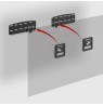 Maclean TV bracket, compatible with Samsung QLED TVs, 43"-85", max. 60kg, MC-806 N