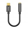 Baseus L54 Audio Adapter USB-C + mini jack 3,5mm (Black)