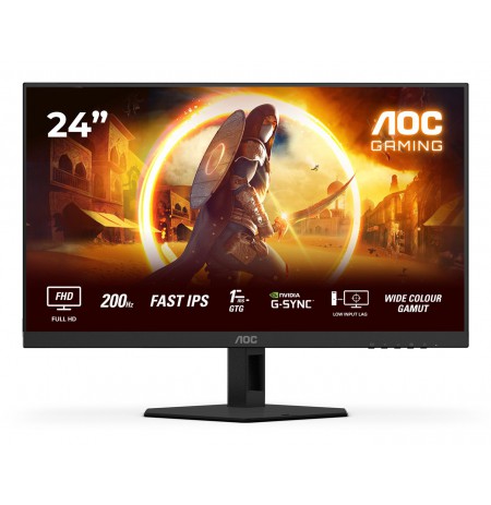 AOC G4 24G4HRE computer monitor 60.5 cm (23.8") 1920 x 1080 pixels Full HD LED Black, Red