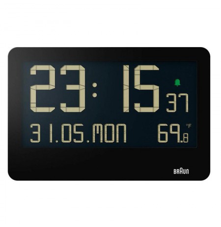 Braun BC14B skaitmeninis sieninis/stalinis laikrodis