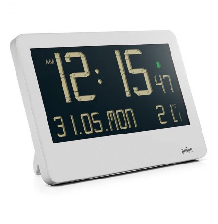 Braun BC14W skaitmeninis sieninis/stalinis laikrodis