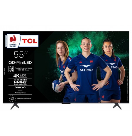 TCL C6K 55C6K TV 139.7 cm (55") 4K Ultra HD Smart TV Wi-Fi Metallic