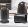 Salter BW13729EU7 Pebble 3-Piece Canister Set Charcoal