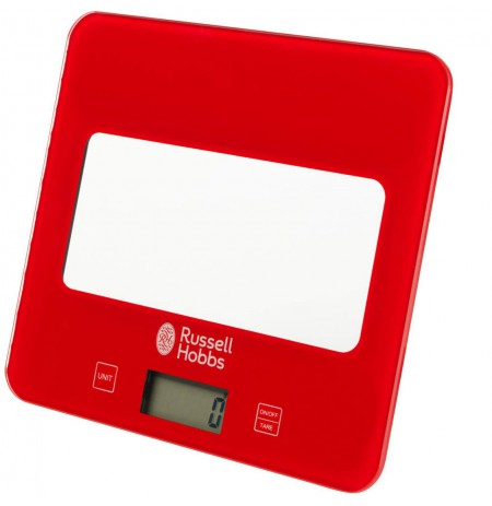 Russell Hobbs RH015711RAR Square digital scale 5kg red