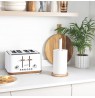 Salter BW13565W1EU7 Toronto Kitchen Roll Holder - White