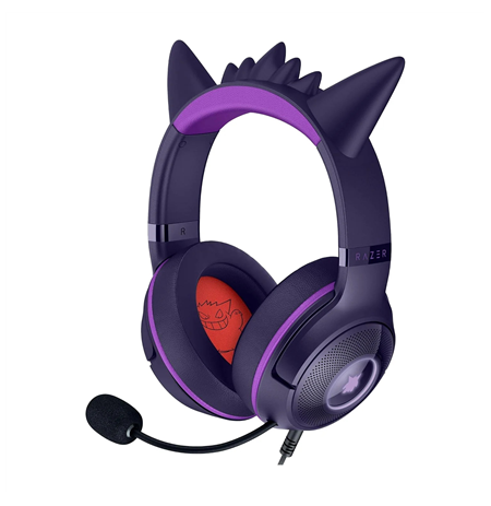 Razer Headset | Kraken Kitty V2 | Wired | Over-ear | Microphone | Noise canceling | Gengar Edition