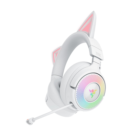 Razer Headset | Kraken Kitty V3 Pro | Bluetooth | Over-ear | Microphone | Wireless | White