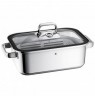 WMF 1741026040 roasting pan 3.5 L Glass, Silicone, Stainless steel