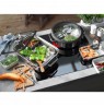 WMF 1741026040 roasting pan 3.5 L Glass, Silicone, Stainless steel