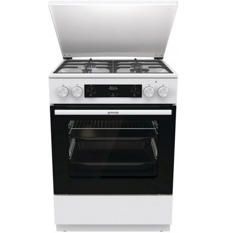 Gorenje GKS6C71WF Freestanding cooker with oven White