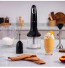 Smeg HBF03BLEU blender Immersion blender 700 W Black, Stainless steel