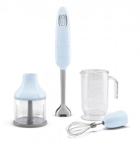 Smeg HBF03PBEU blender Immersion blender 700 W Light Blue, Stainless steel