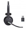 Yealink WH64 Hybrid Mono UC Headset Wireless Head-band Office/Call center Micro-USB Bluetooth Black