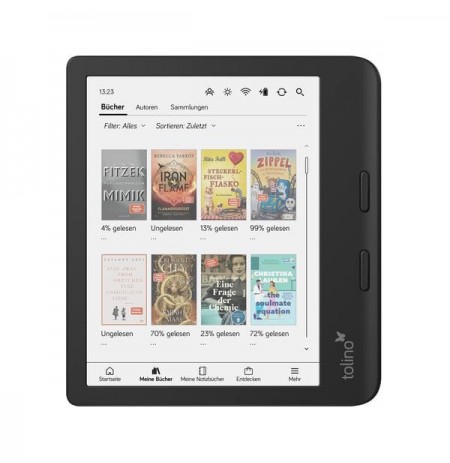 Tolino 4016621130183 e-book reader Touchscreen Wi-Fi Black