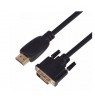 TB HDMI-DVI Cable 3 m. gold platted, DVI 24+1