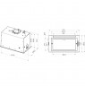 Whirlpool WCT3 63F LTK Built-in Black 550 m³/h
