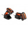 DeLOCK Industrial Barcode Scanner 1D and 2D for 2.4 GHz or Bluetooth with inductive charging station