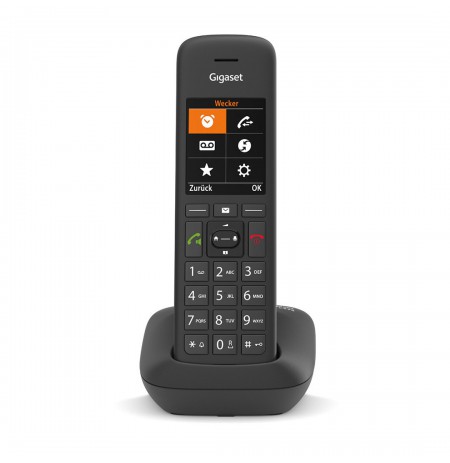 Gigaset C575 Analog/DECT telephone Caller ID Black