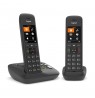 Gigaset C575A Duo Analog/DECT telephone Caller ID Black