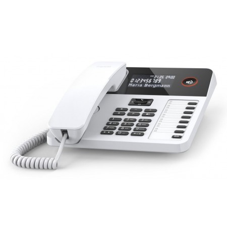 Gigaset DESK 600 Analog telephone Caller ID White