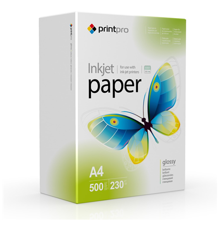 ColorWay PrintPro Glossy Photo Paper, 230g/m, A4, 500pcs.