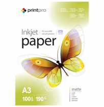 ColorWay PrintPro Photo Paper, 100 sheets | Matte | 190 g/m² | A3