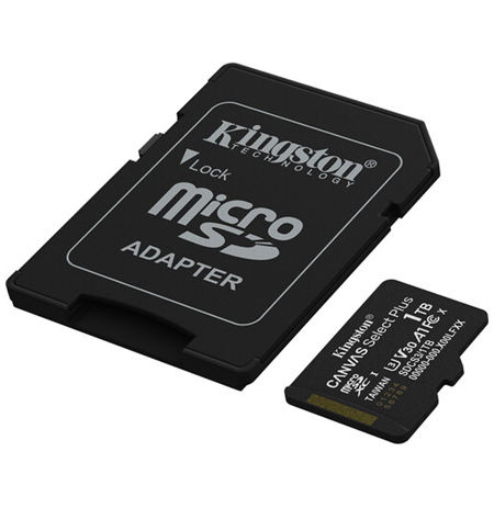 Kingston Canvas Select Plus 1TB microSD Class 10 + ADP