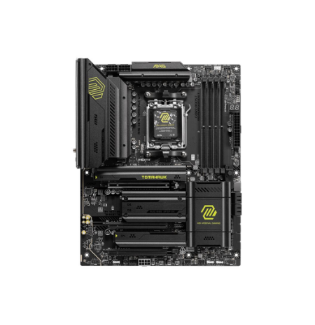 MSI MAG X870 TOMAHAWK WIFI | Processor family AMD | Processor socket AM5 | Supported hard disk drive interfaces SATA