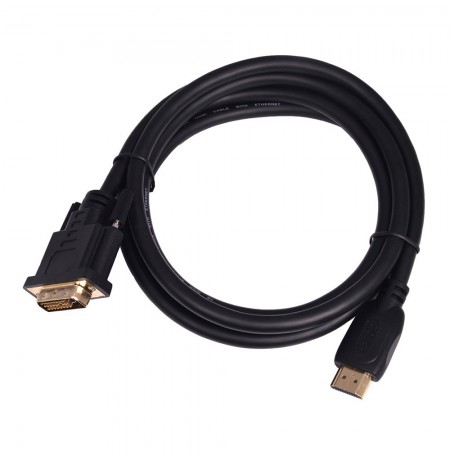 TB HDMI-DVI Cable 1.8 m. gold platted, DVI 24+1