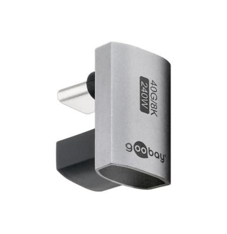 Goobay 74445 USB-C Adapter 180° U-Shape, USB4 | Goobay