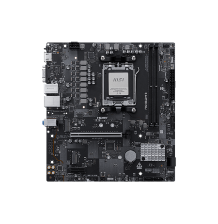 MSI PRO B840M-B | Processor family AMD | Processor socket AM5 | Supported hard disk drive interfaces SATA