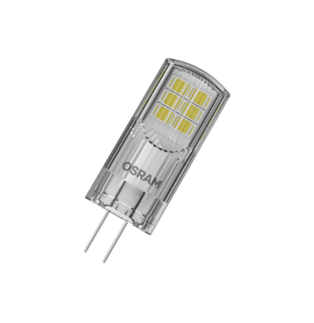 Osram LED PIN 12V Clear 28 non-dim 2.2W/827 G4 bulb | Osram