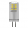 Osram LED PIN 12V Clear 28 non-dim 2.2W/827 G4 bulb | Osram